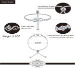 Infinity Love Bracelets for Women Girls, Birthday Mothers Day Jewelry Gifts for Her Girlfriend Wife Mom from Daughter Son - Image 5